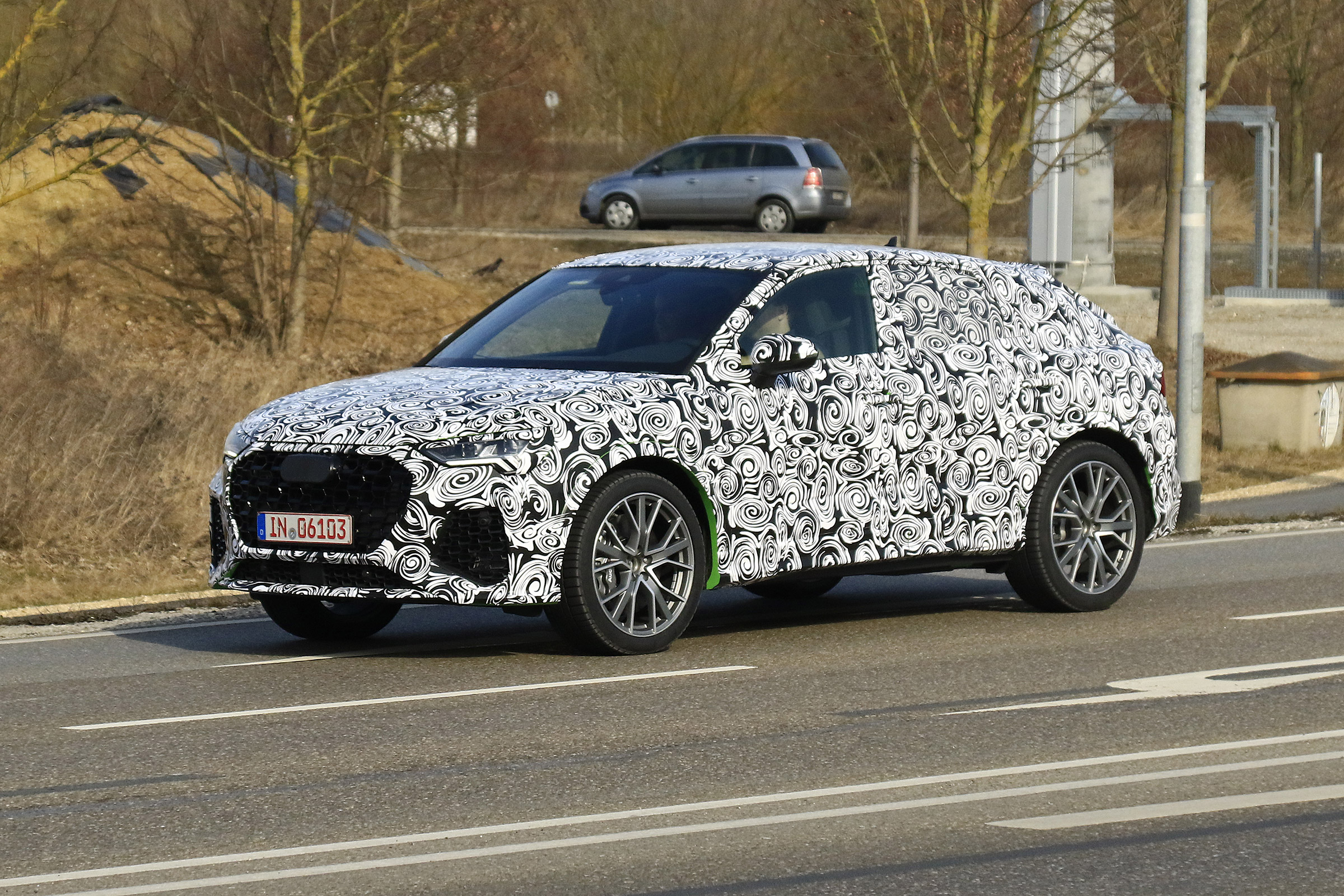 Audi RS Q3 Sportback spy - front