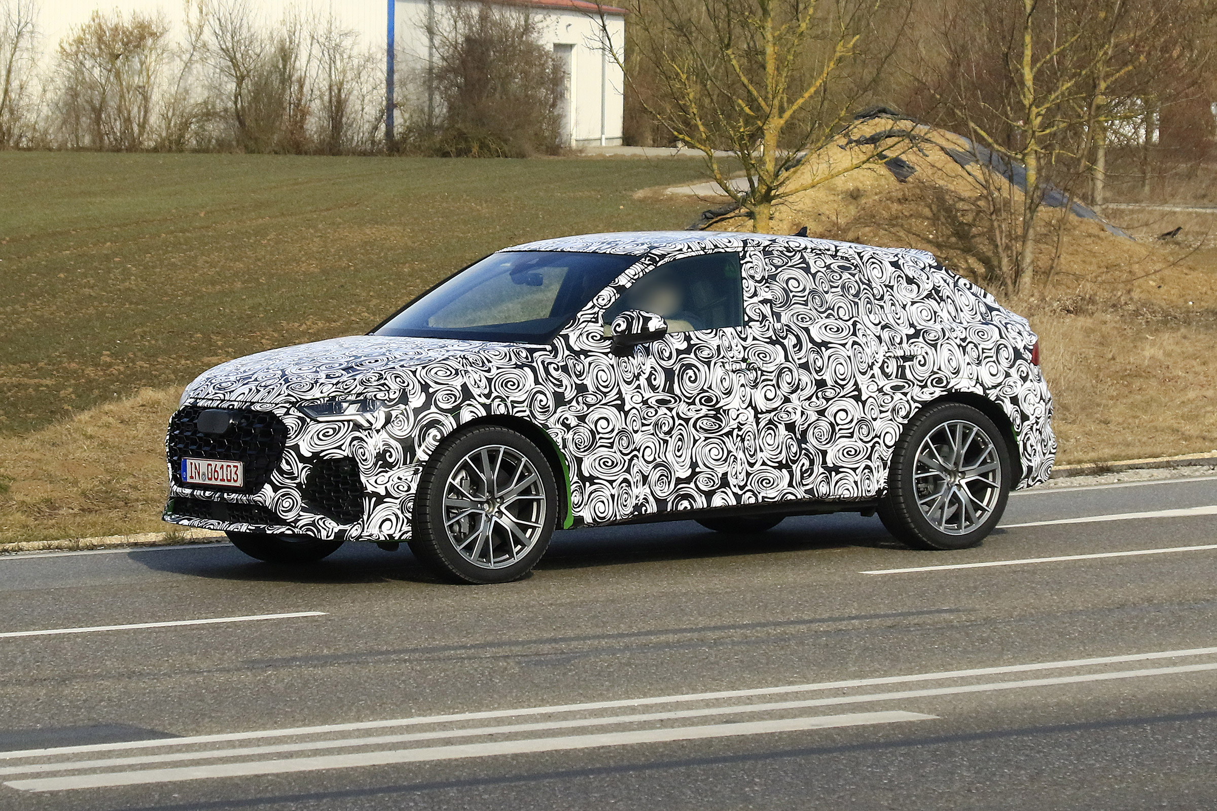 Audi RS Q3 Sportback spy - side