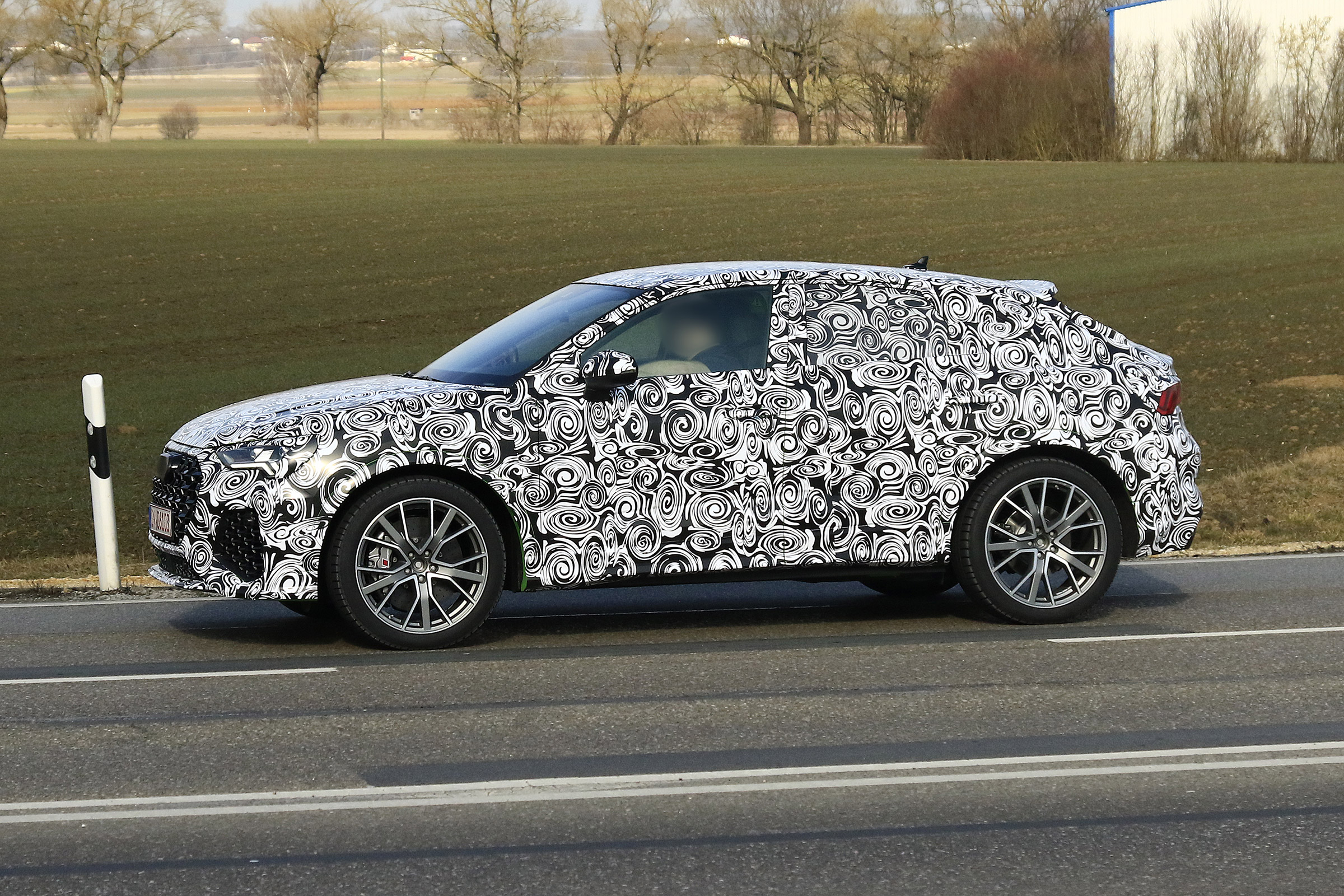 Audi RS Q3 Sportback spy - side