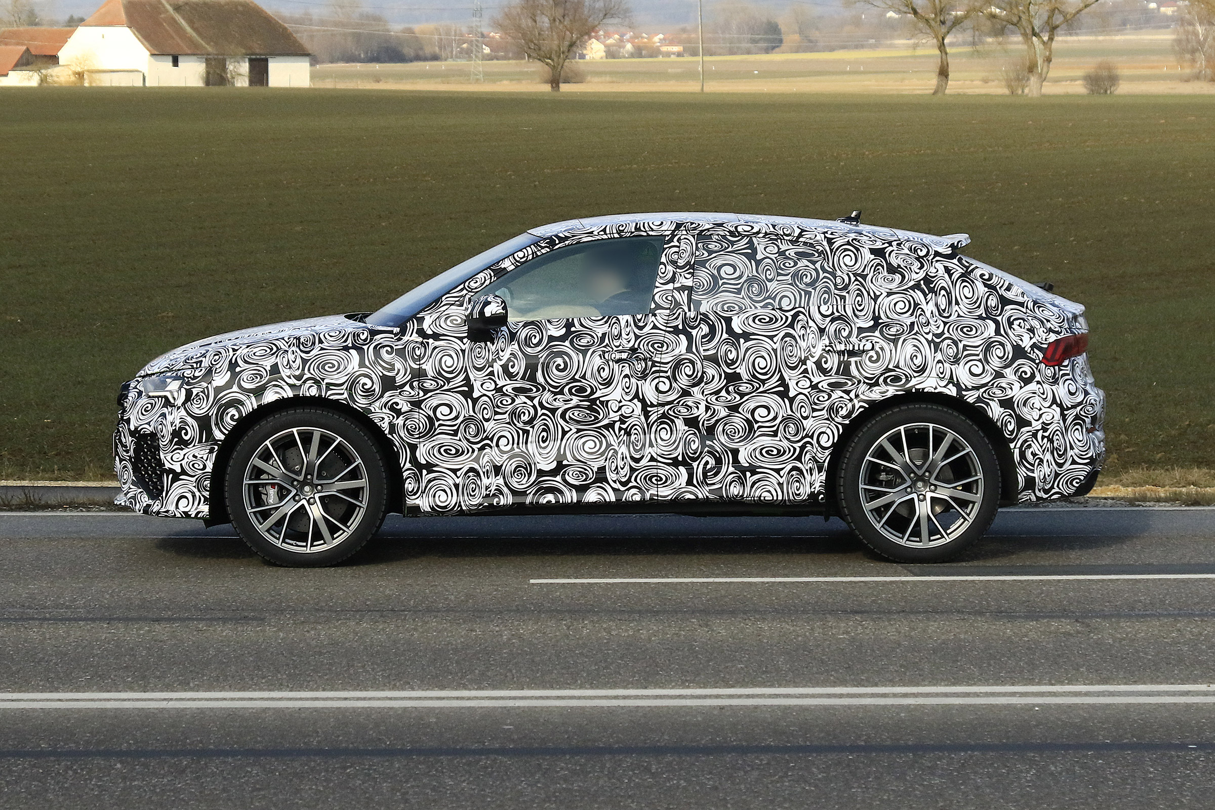 Audi RS Q3 Sportback spy - side