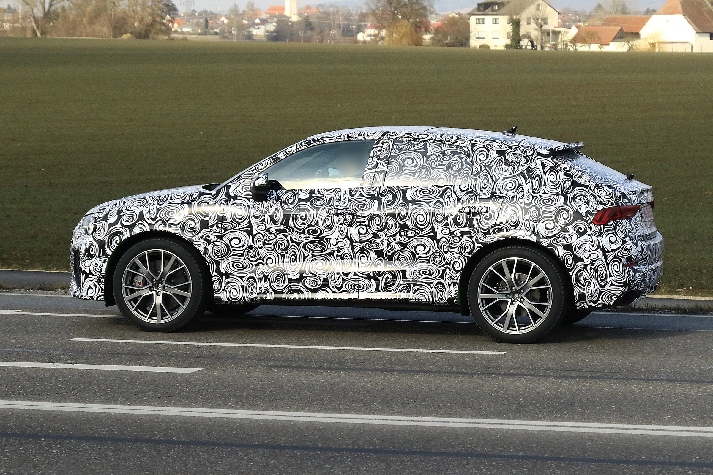 Audi RS Q3 Sportback spy - side