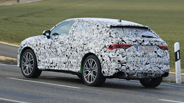 Audi RS Q3 Sportback spy - rear quarter