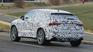 Audi RS Q3 Sportback spy - rear quarter