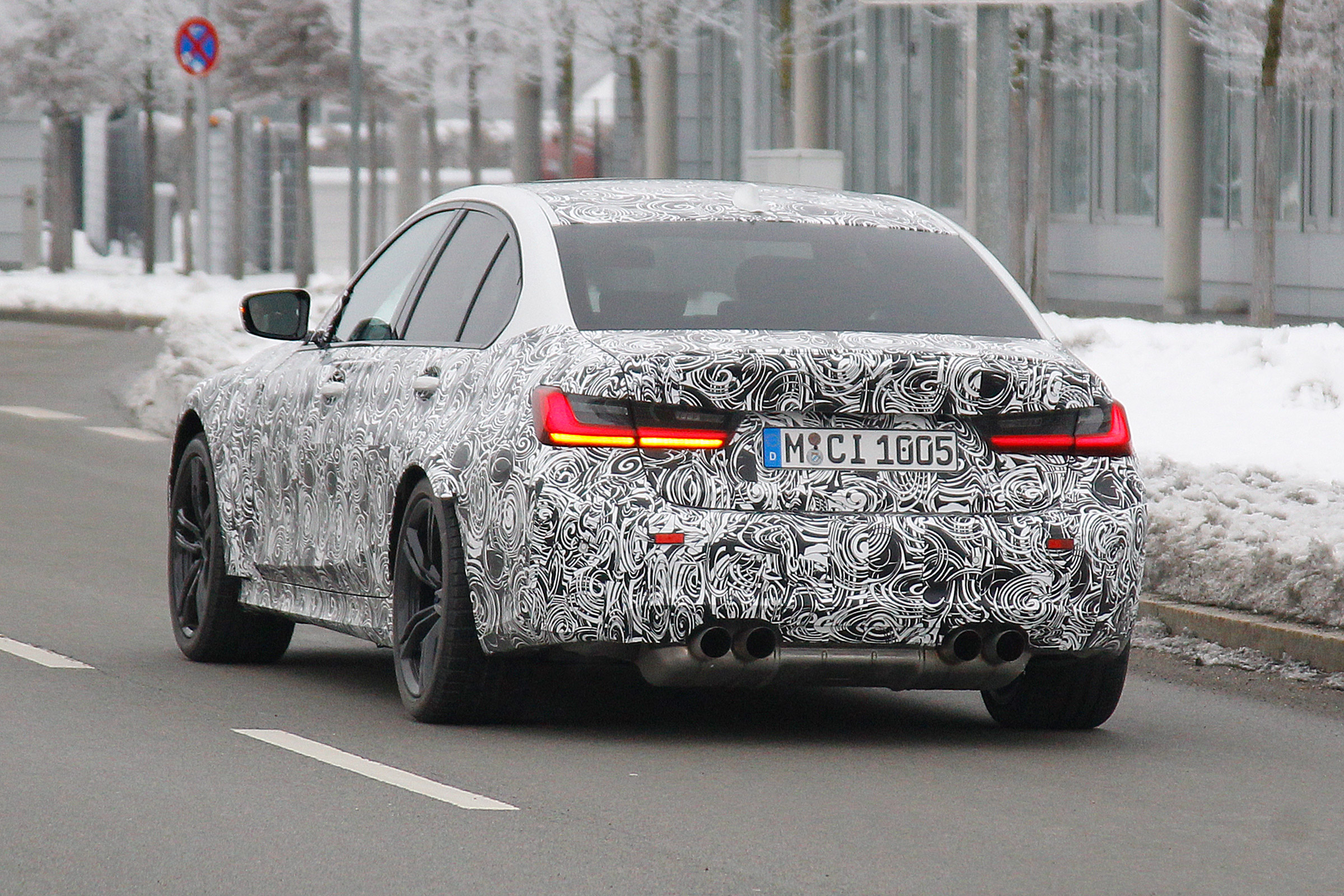 BMW M3 SPY - rear