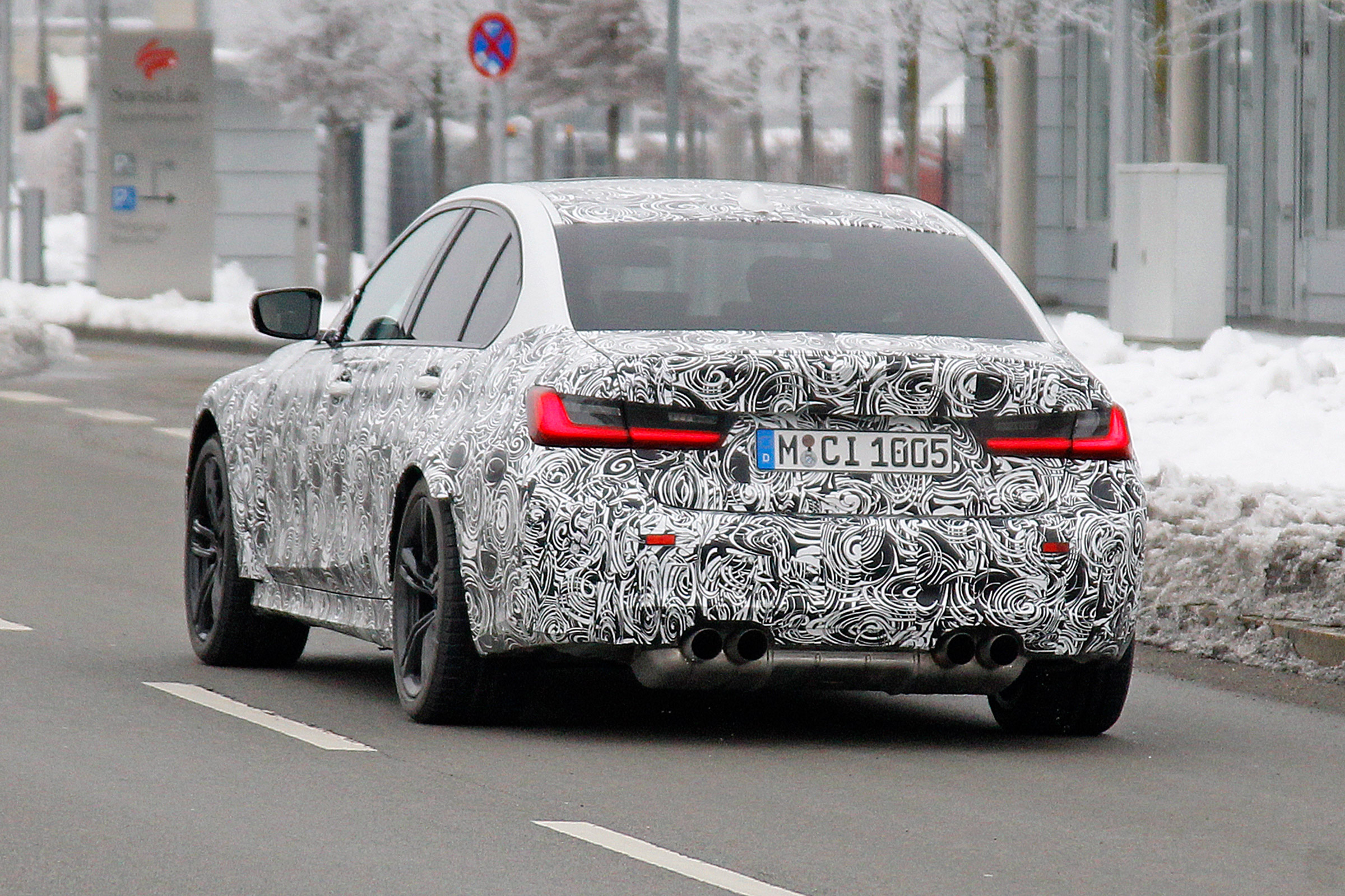 BMW M3 SPY - rear quarter