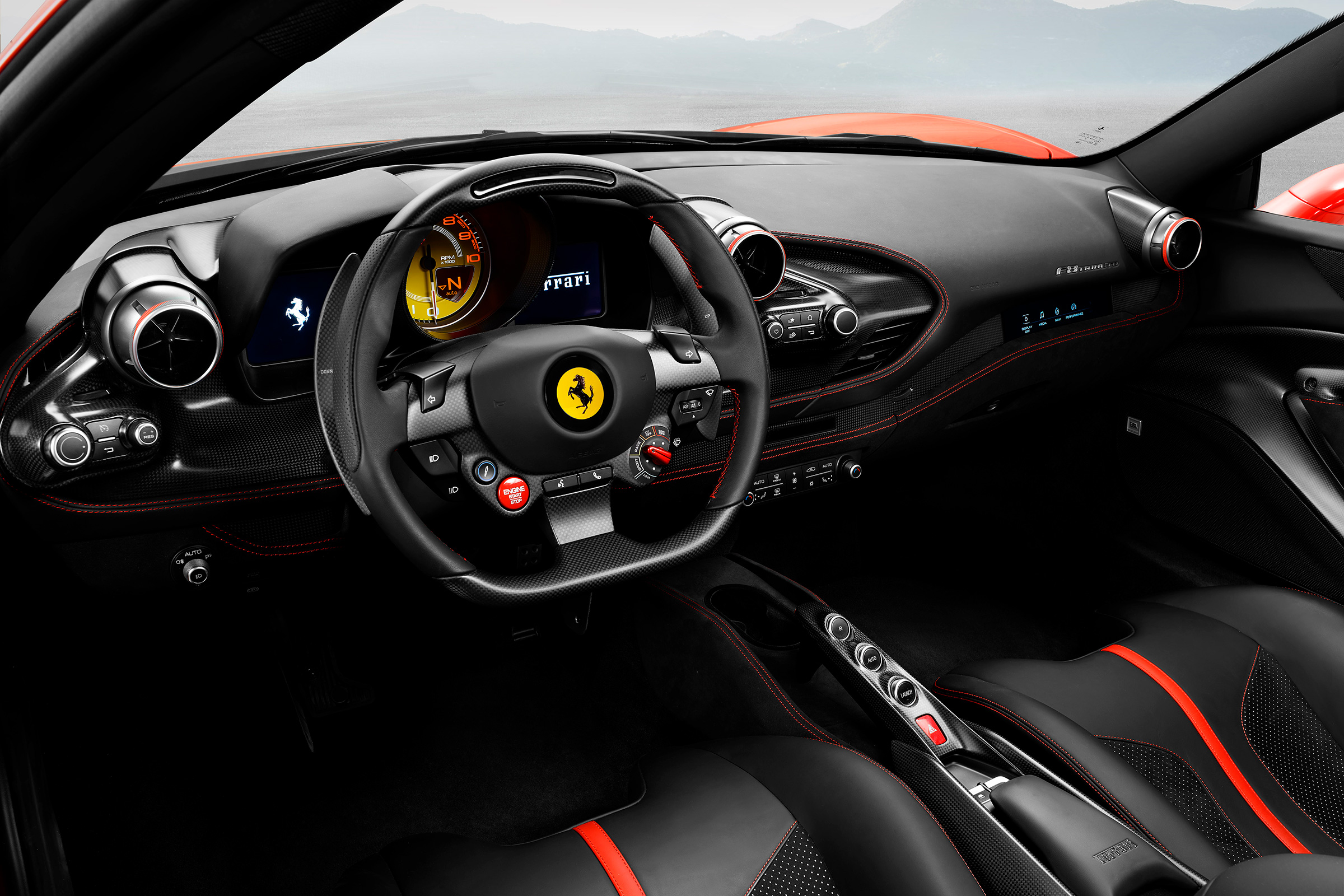 Ferrari F8 Tributo interior