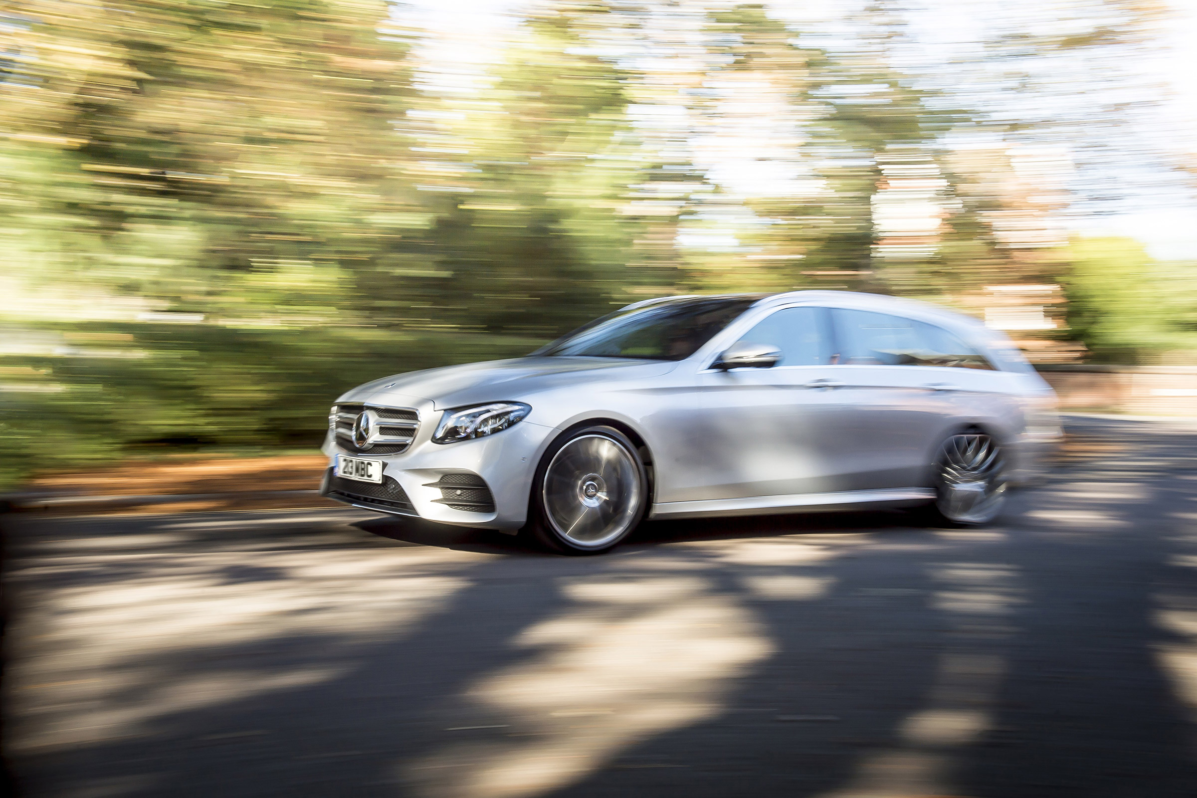 Mercedes E400d Estate review - side