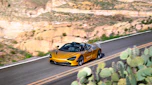 McLaren 720S Spider gold - front quarter