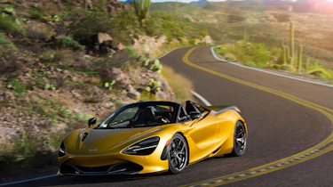 McLaren 720S Spider gold - front