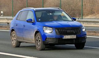 Skoda Kamiq spied