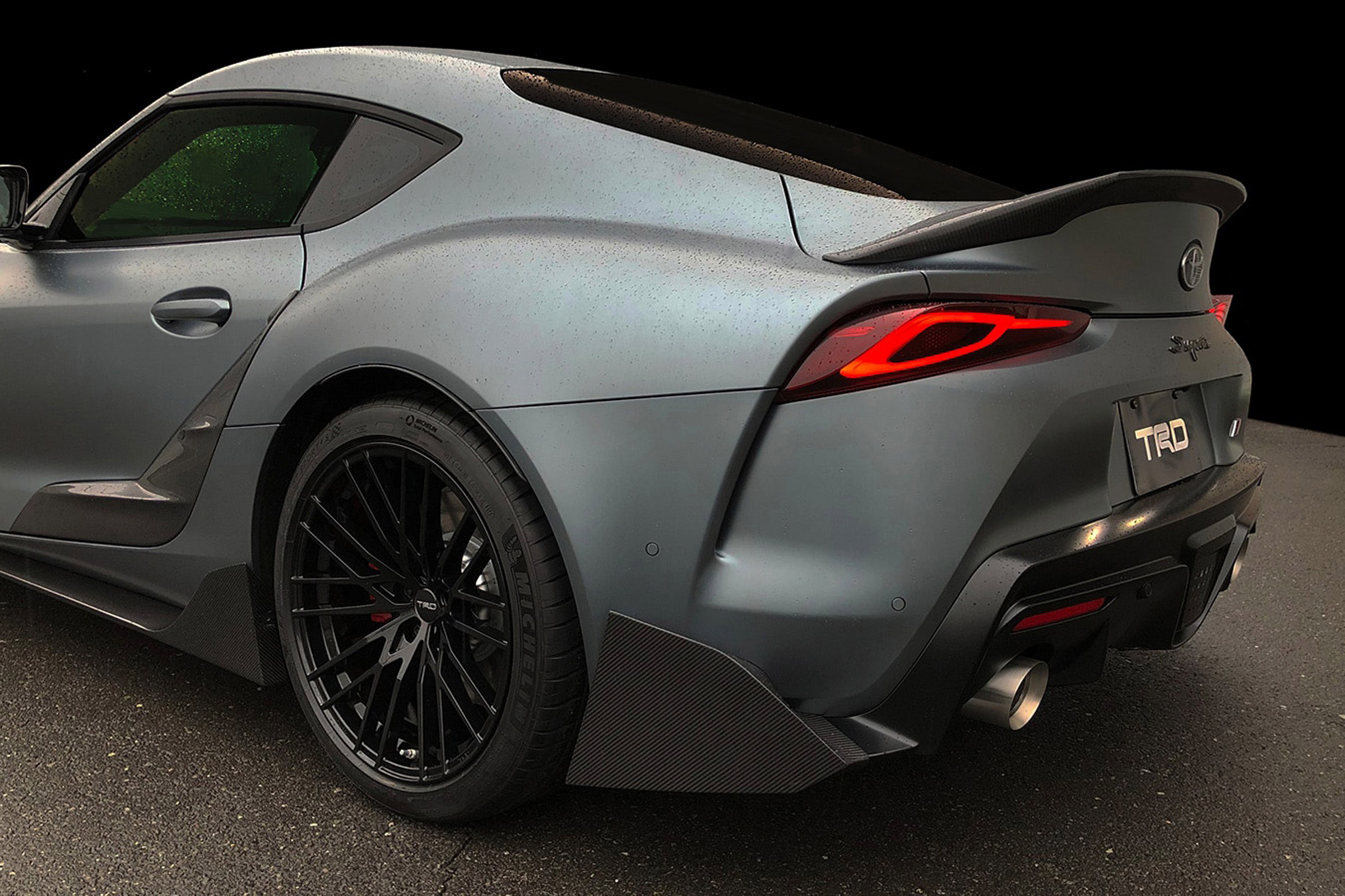 Toyota Supra TRD parts - rear quarter