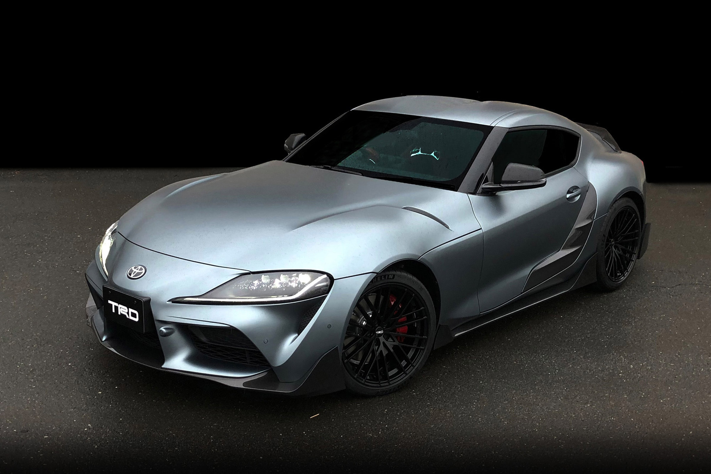 Toyota Supra TRD parts - front quarter