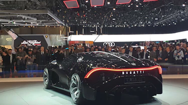 Bugatti La Voiture Noire at Geneva 2019 rear