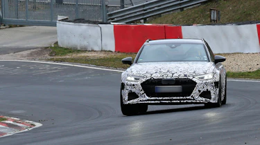 Audi RS6 Avant spied 2019 (body-on) - front