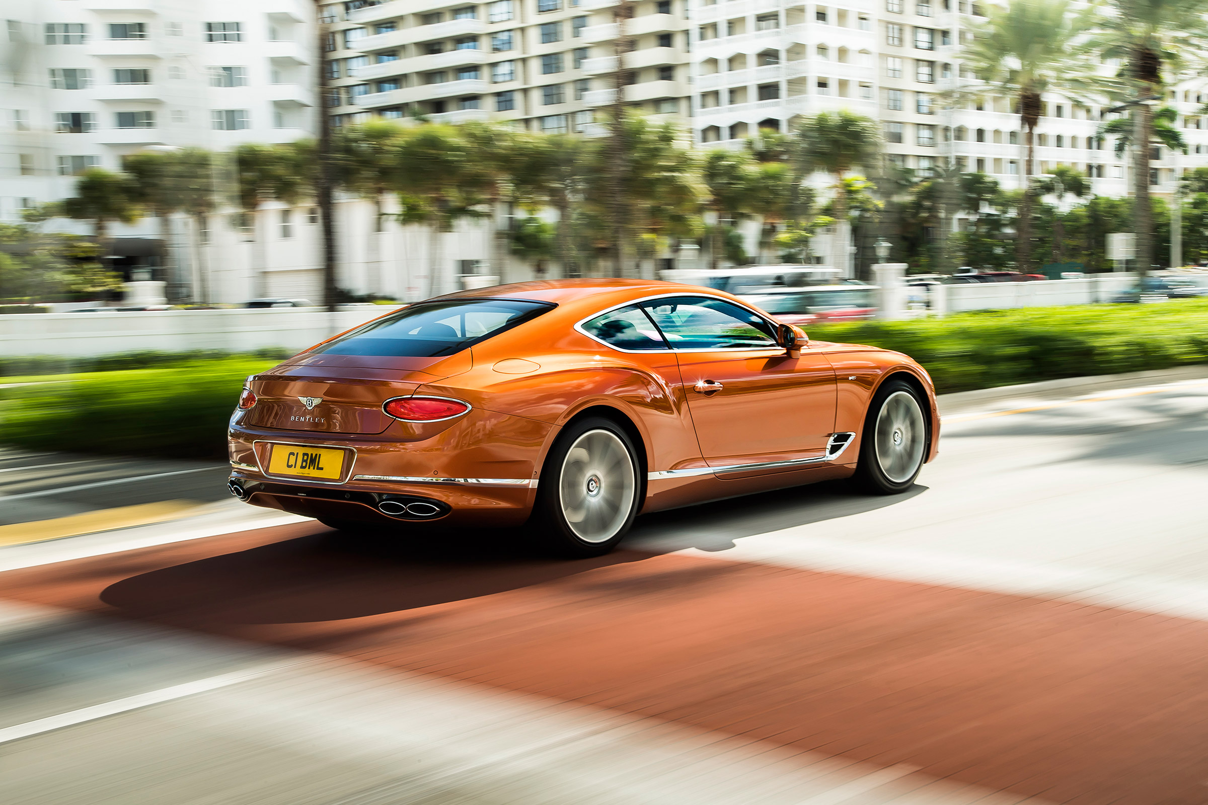 Bentley Continental GT V8 - rear quarter