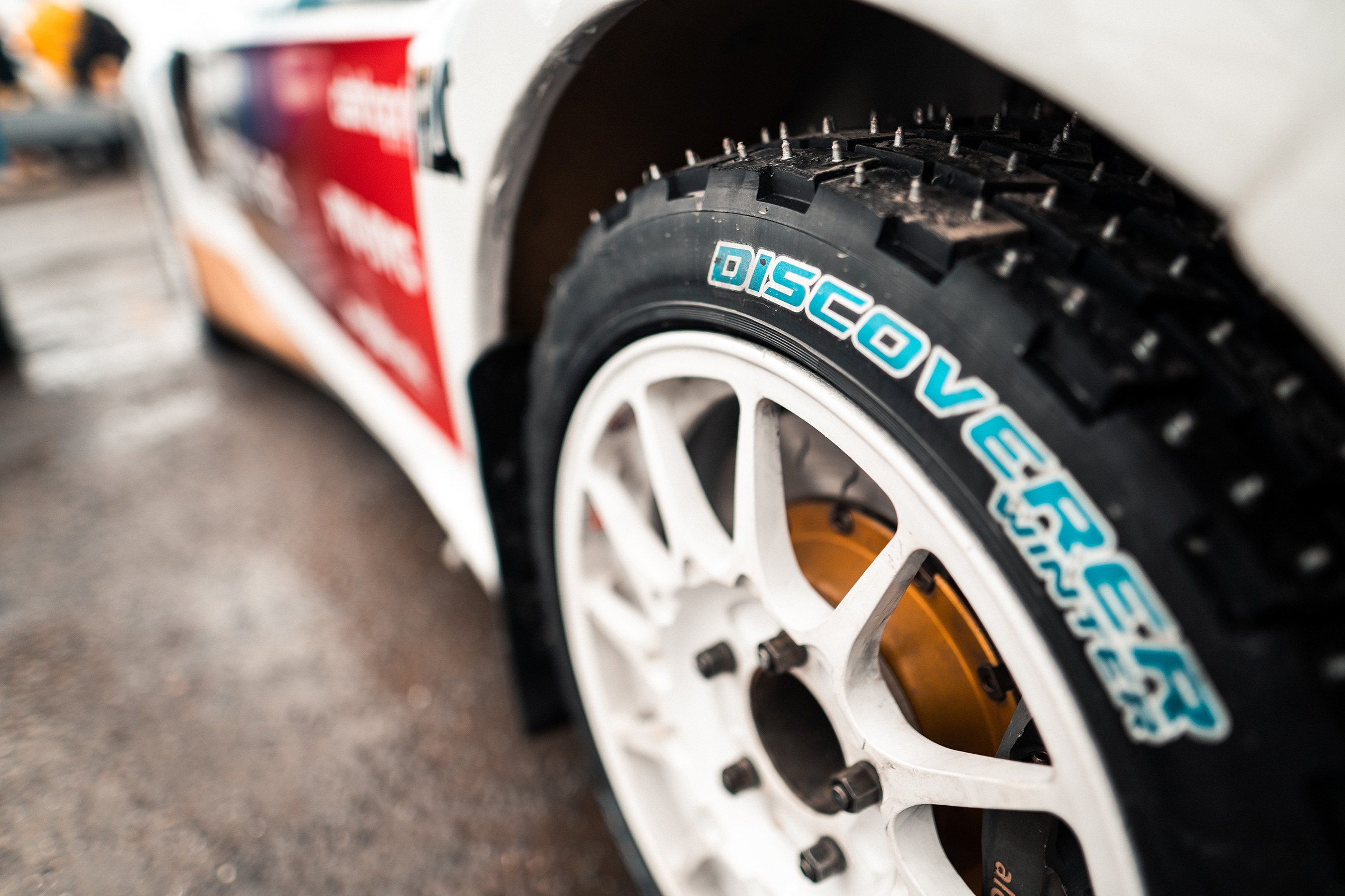 Cooper Tires studded Rallycross tyre 