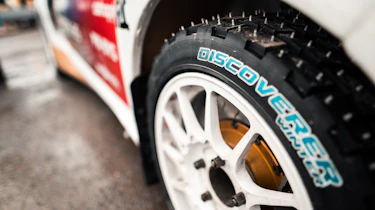 Cooper Tires studded Rallycross tyre