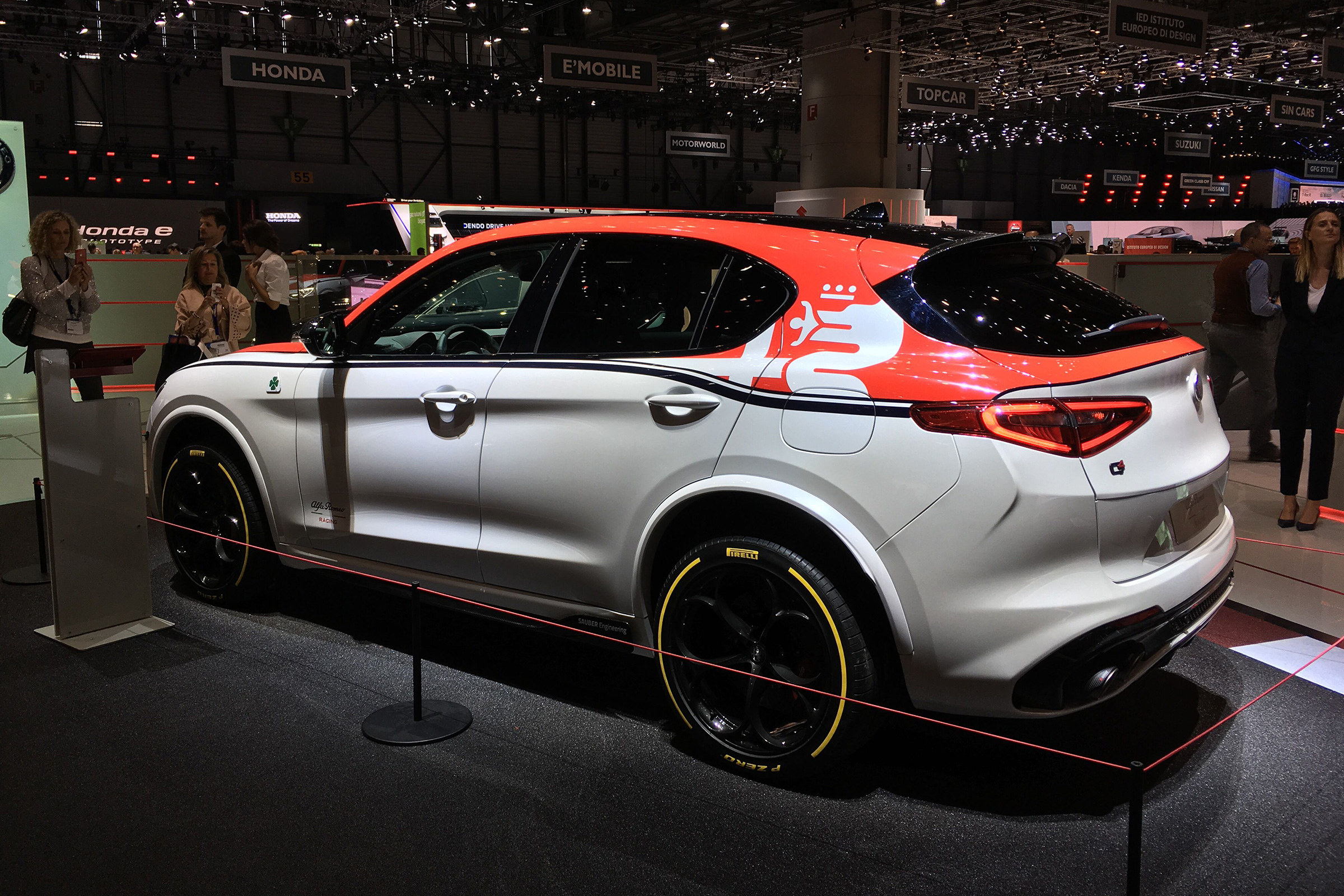 ‘Alfa Romeo Racing’ Giulia and Stelvio