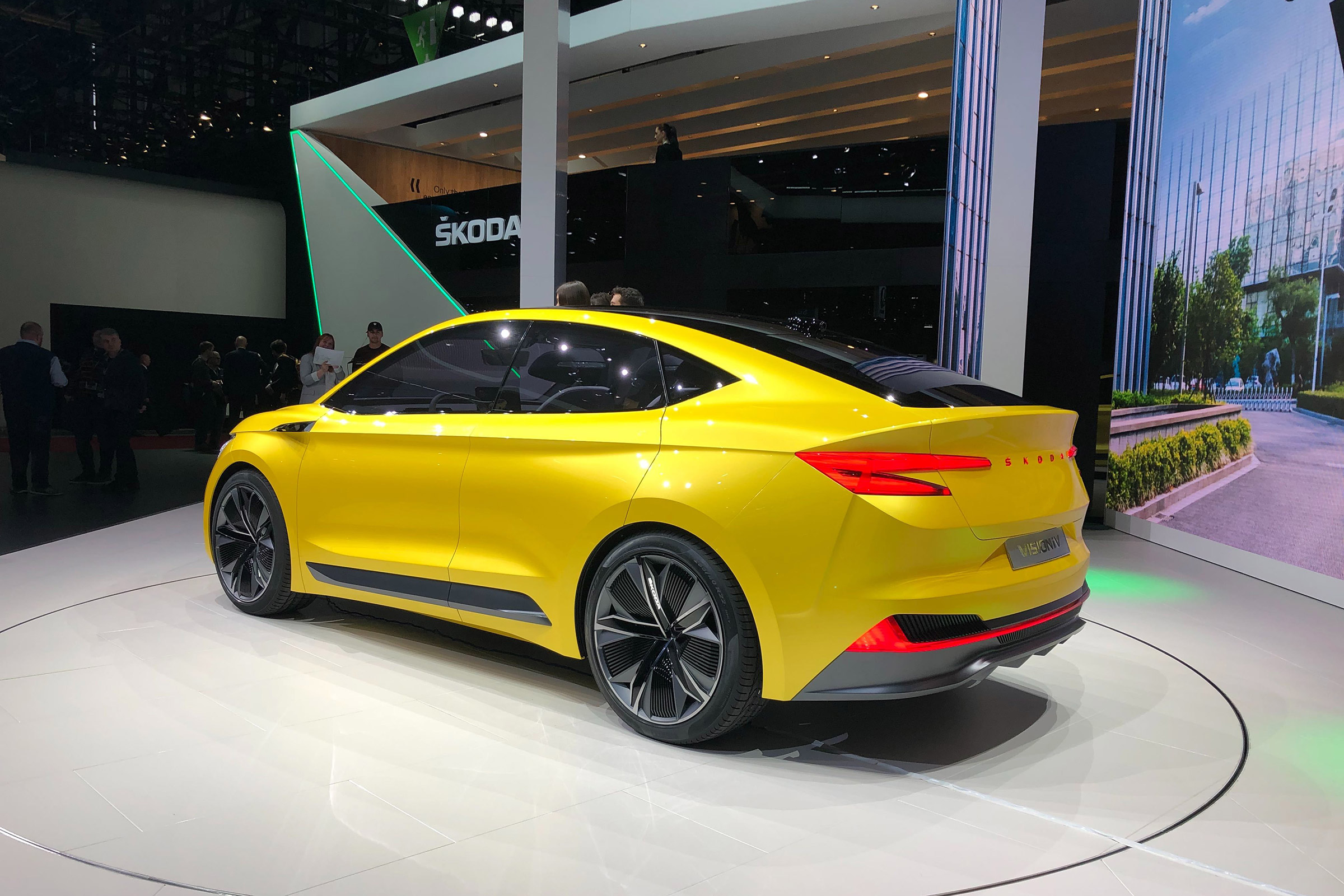 Skoda Vision iV - rear quarter