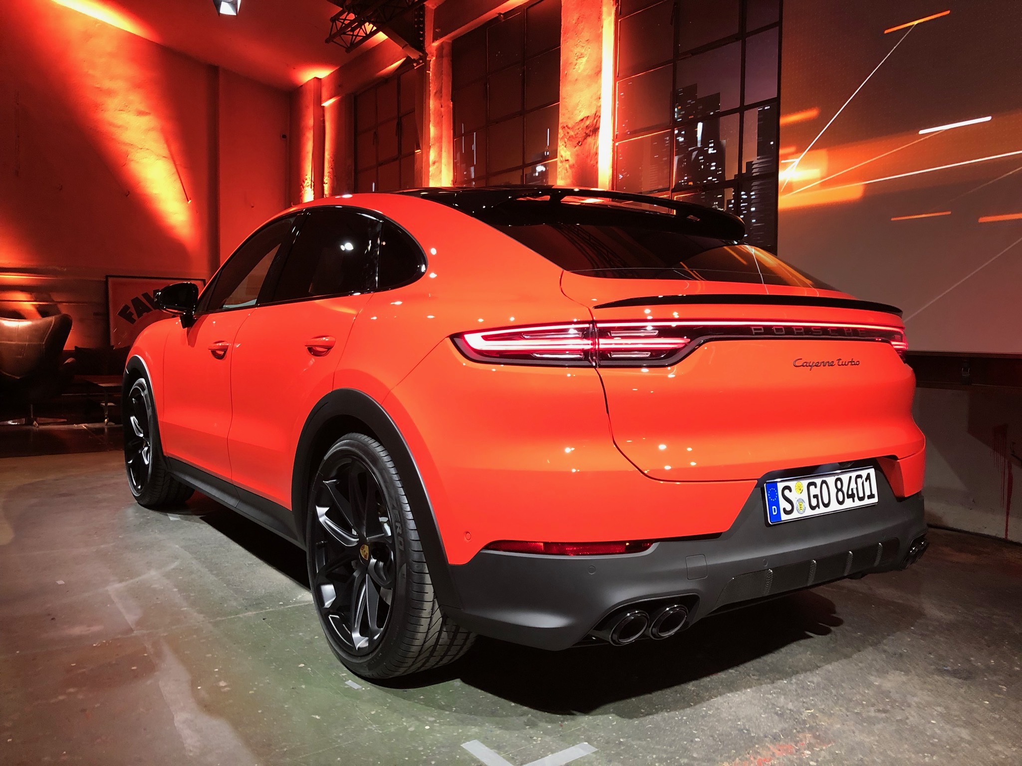 Porsche Cayenne Coupe - rear quarter