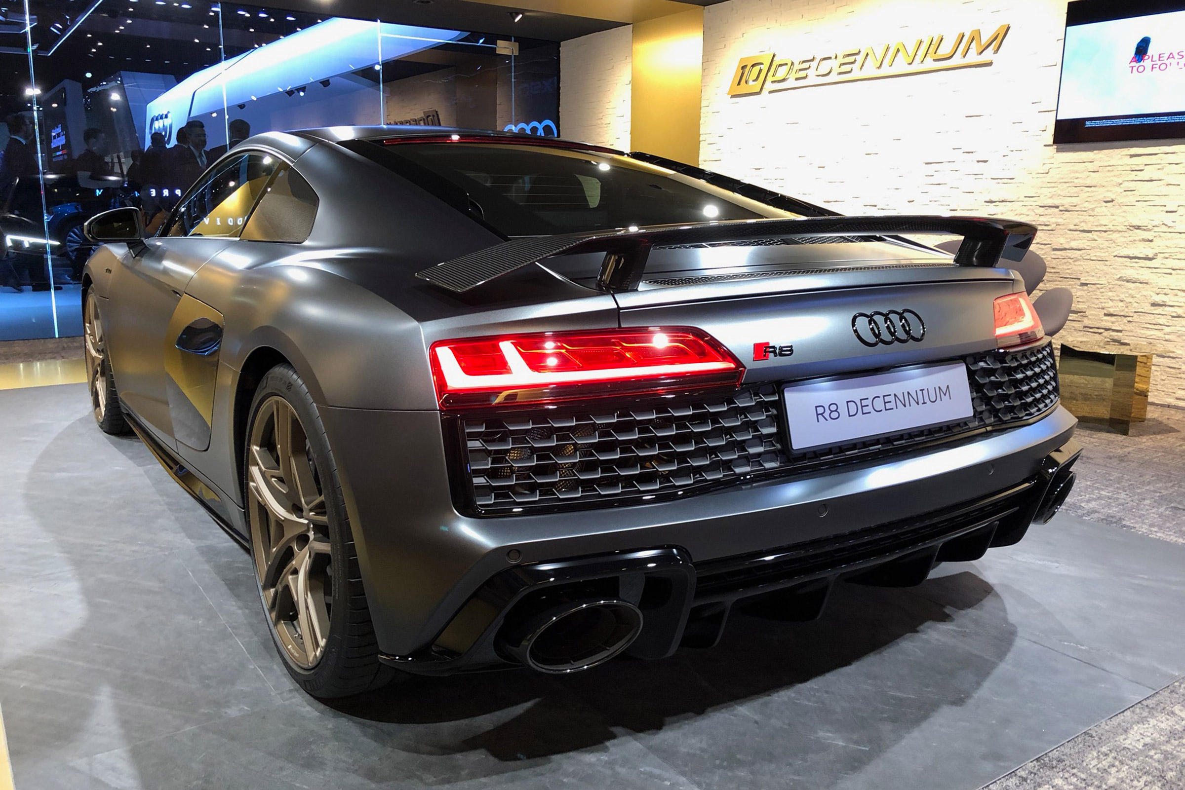 Audi R8 Decennium live - rear