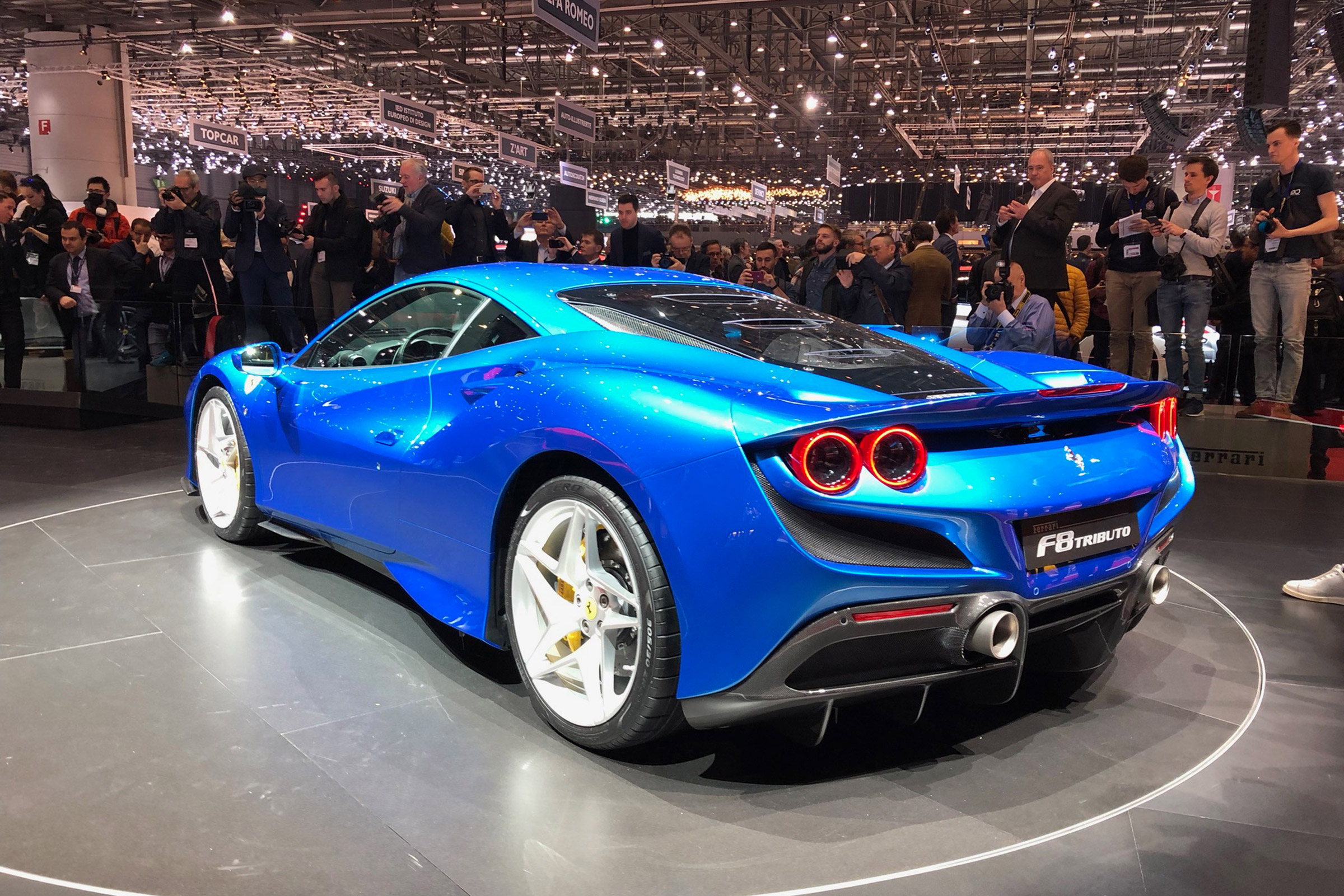 Ferrari F8 live - rear quarter