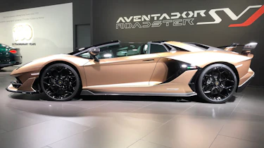 Lamborghini Aventador SVJ Roadster side