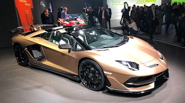 Lamborghini Aventador SVJ Roadster front quarter