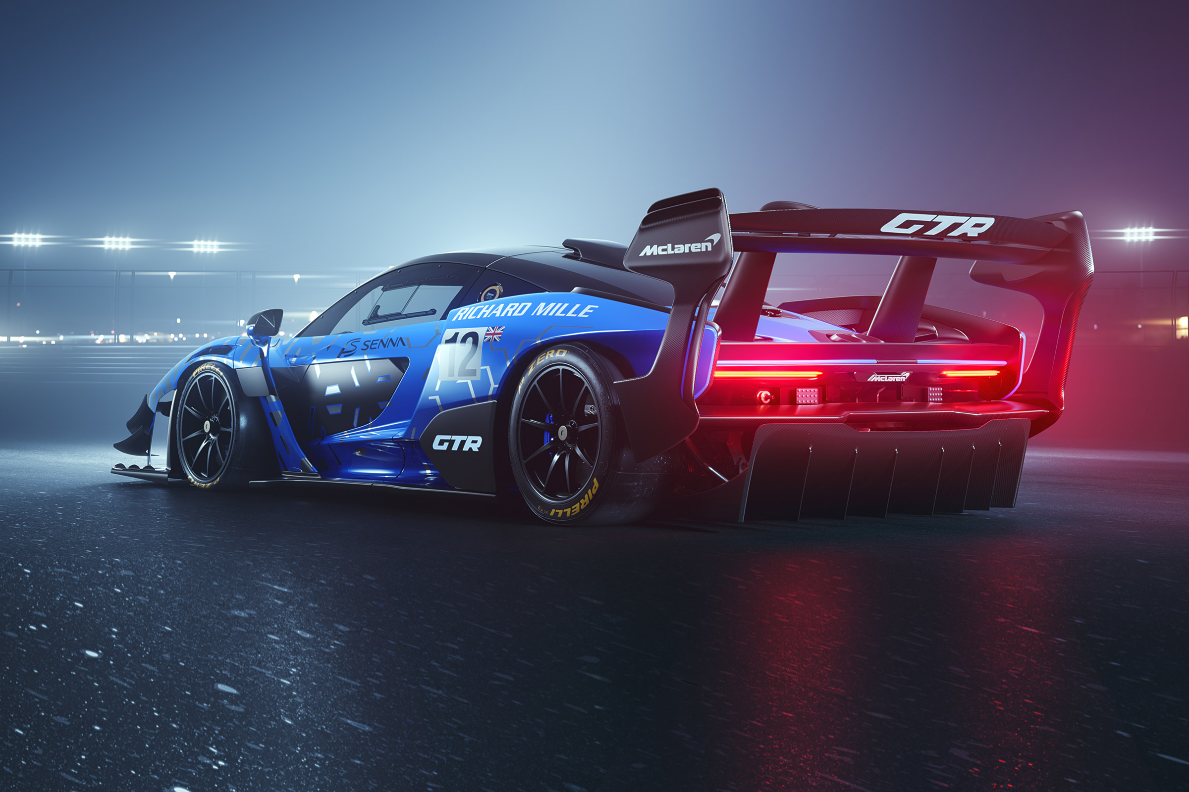 McLaren Senna GTR header