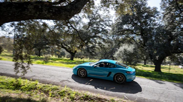 Porsche 718 Cayman T review - side