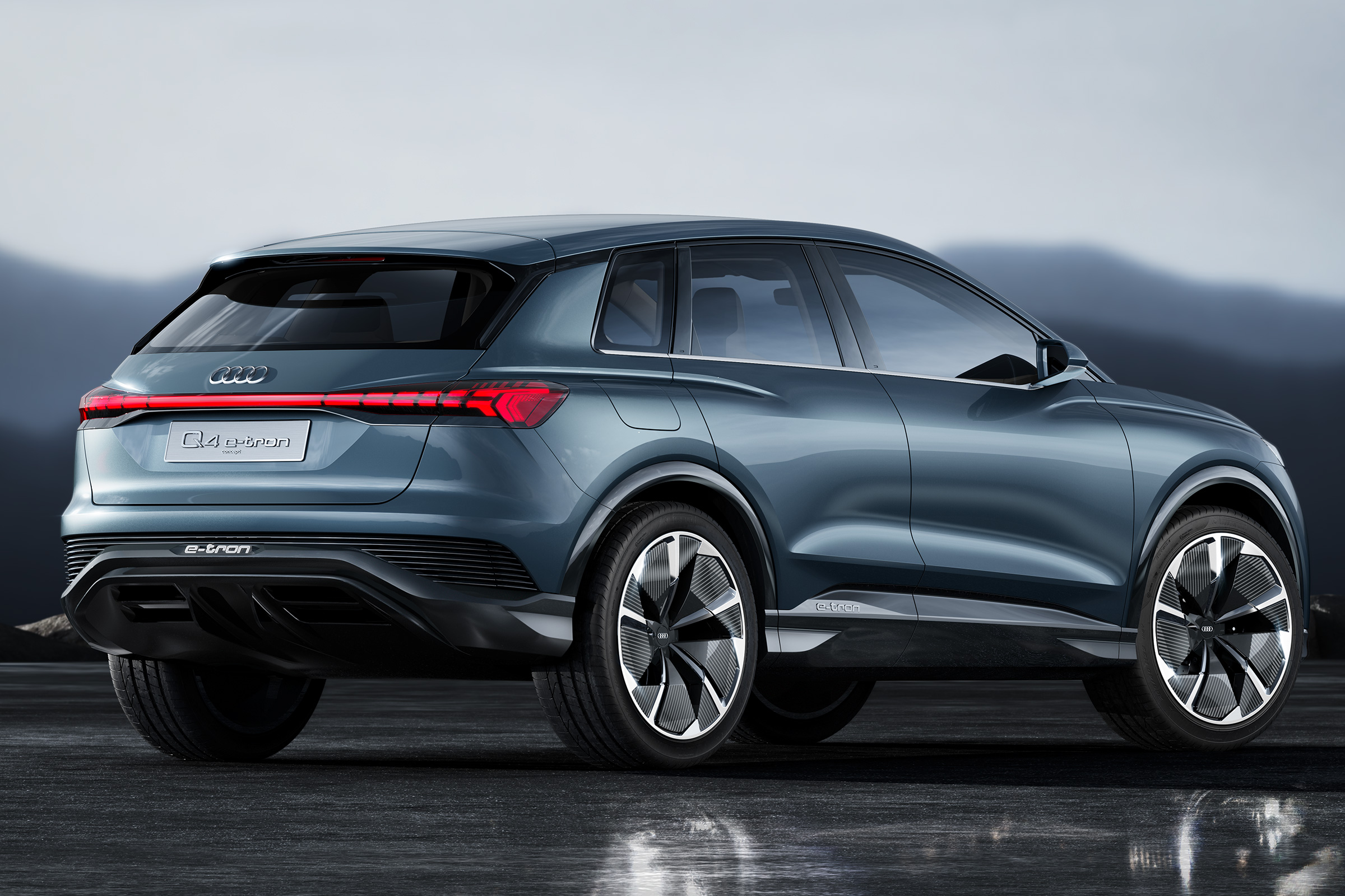 Audi Q4 e-tron concept rear