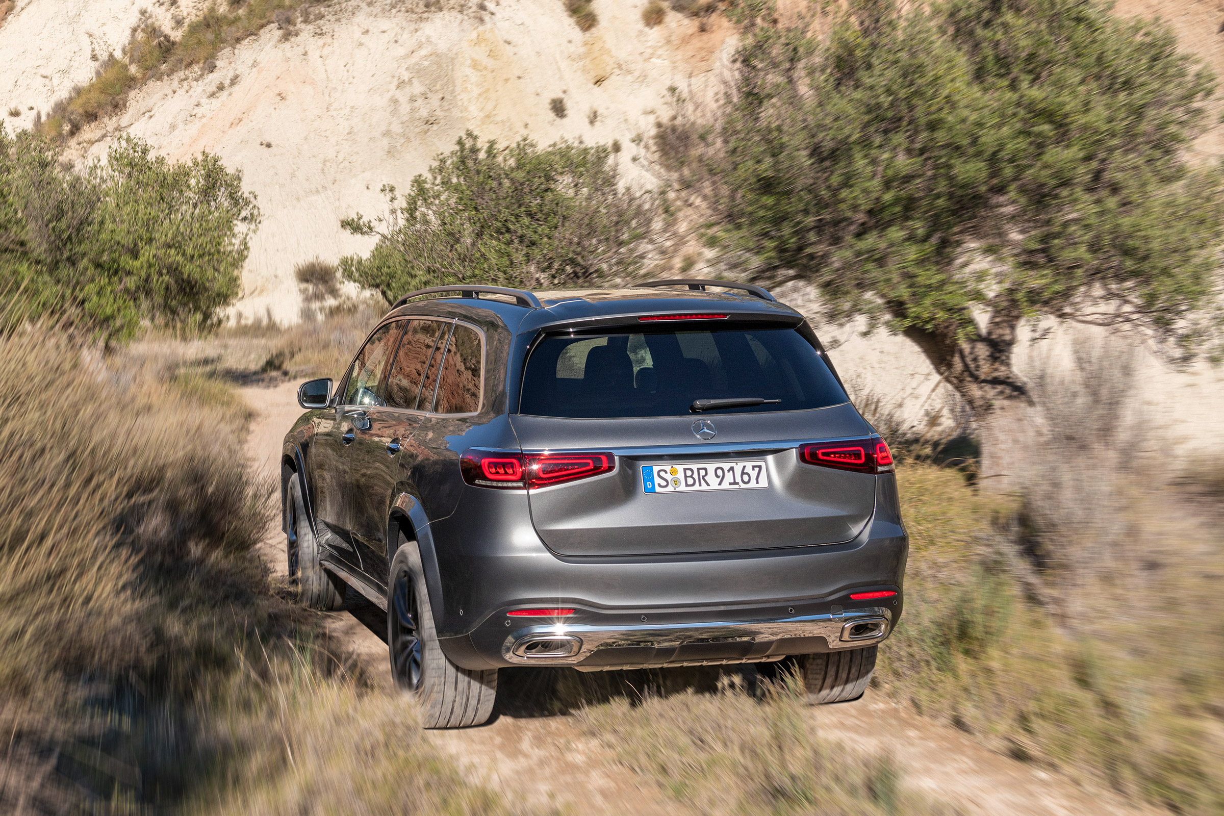 Mercedes GLS - rear quarter