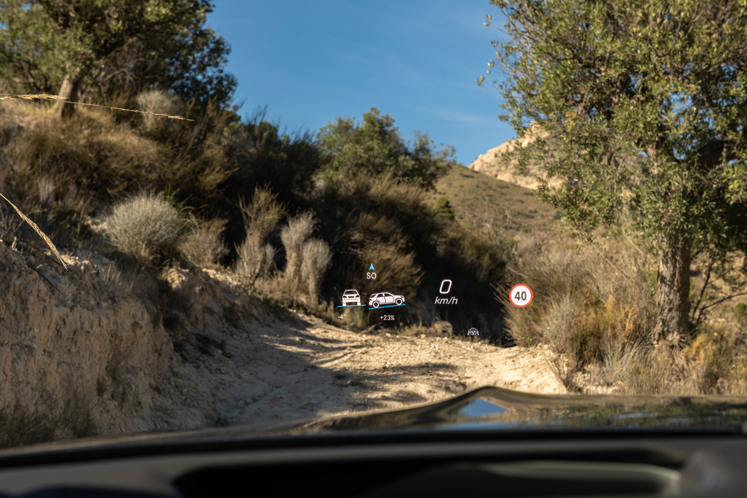 Mercedes GLS - HUD