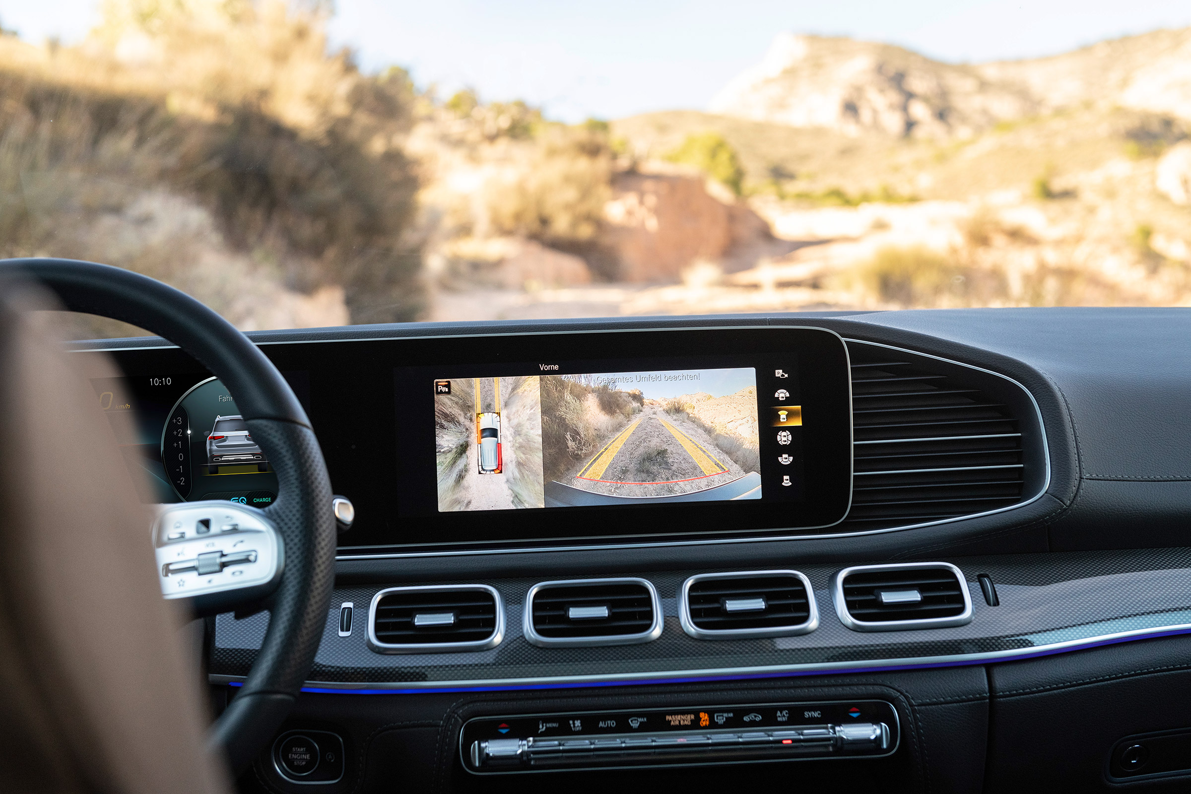 Mercedes GLS - dash