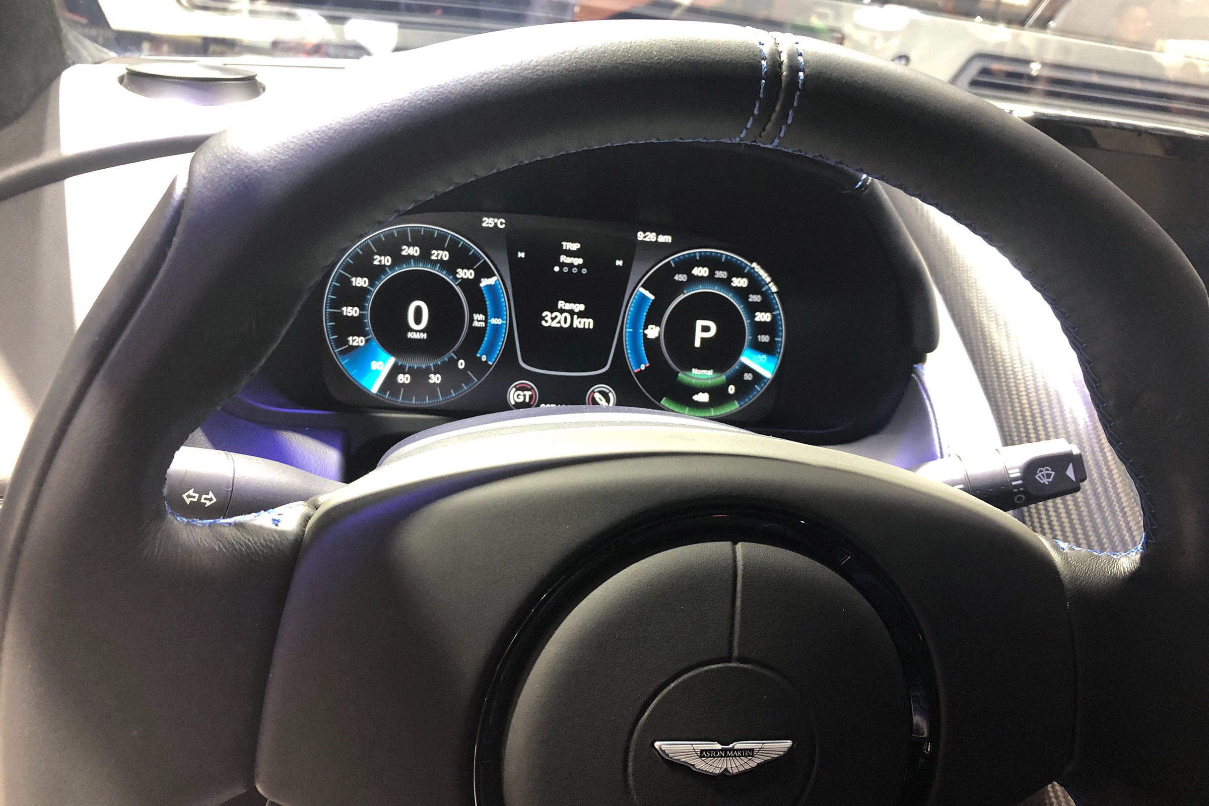 Aston Martin Rapide E - dials