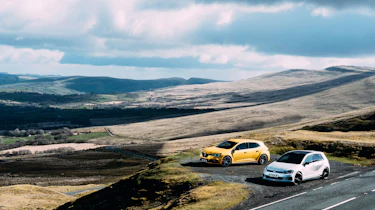 VW GTI TCR vs Megane RS Trophy - static