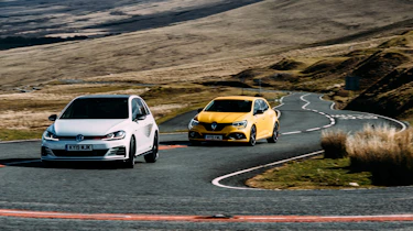 VW GTI TCR vs Megane RS Trophy - header