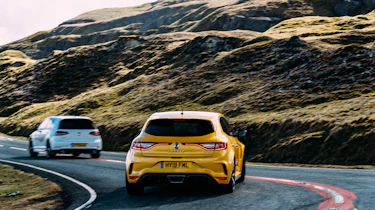 VW GTI TCR vs Megane RS Trophy - rears