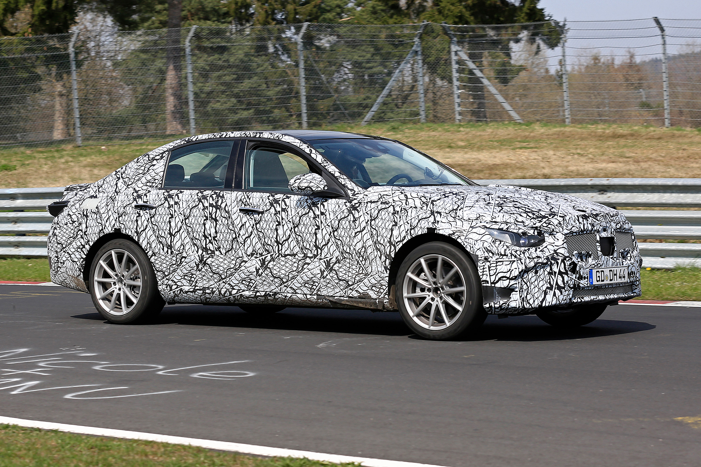 Next-generation Mercedes C-class spied