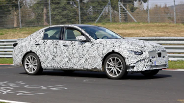 Next-generation Mercedes C-class spied