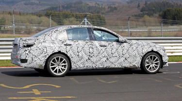 Next-generation Mercedes C-class spied