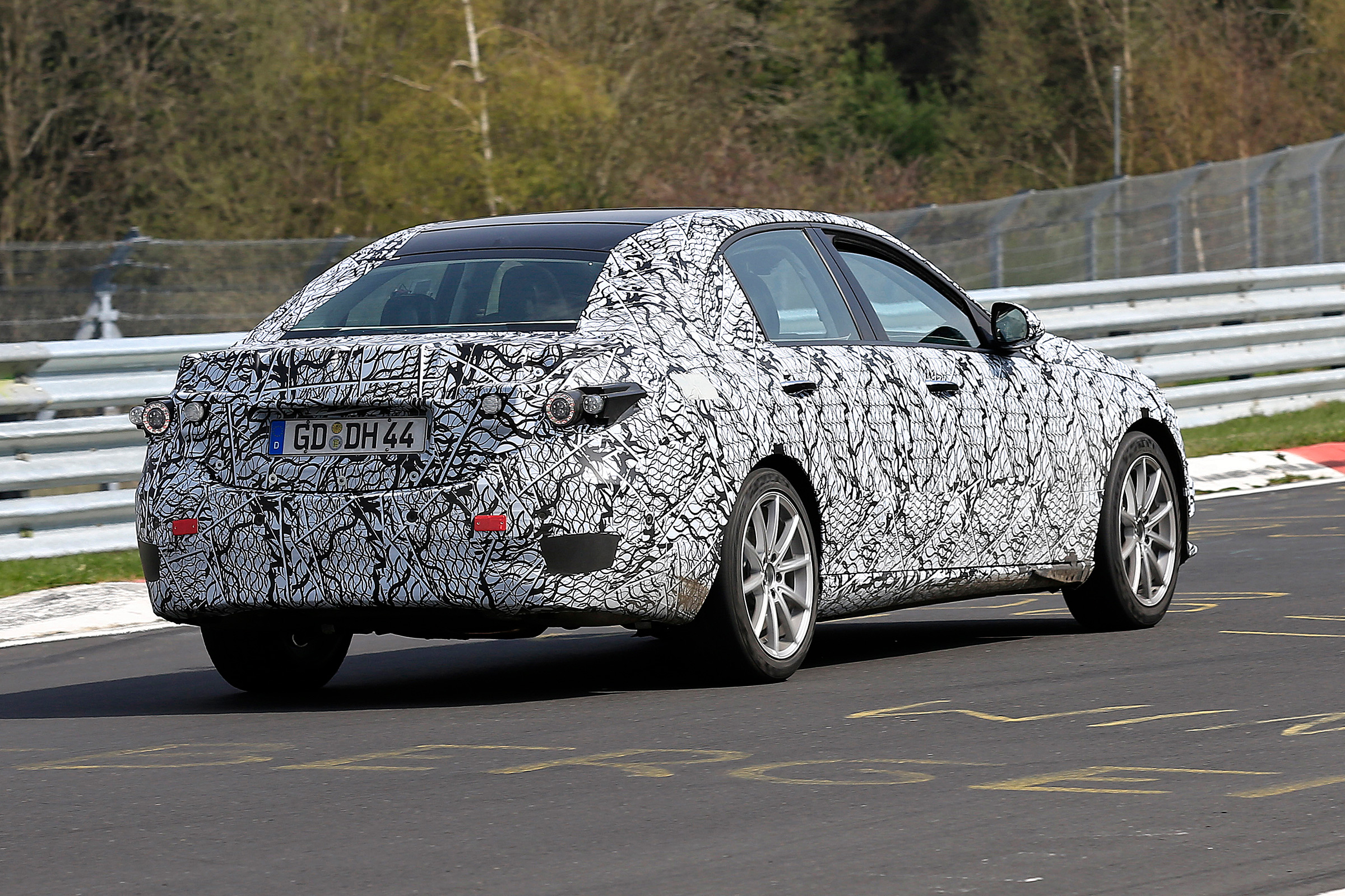 Next-generation Mercedes C-class spied