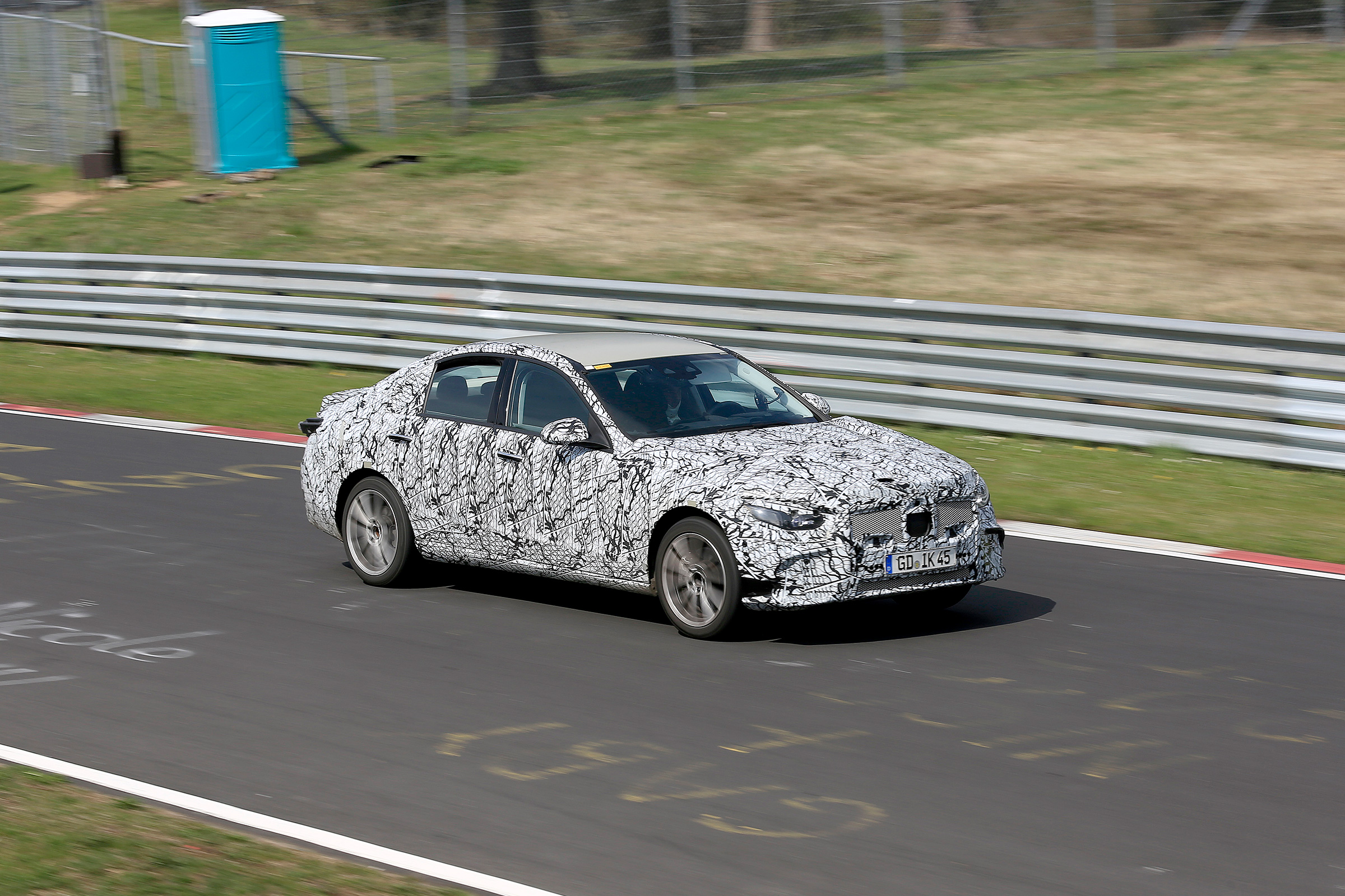 Next-generation Mercedes C-class spied