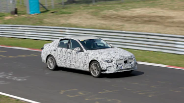Next-generation Mercedes C-class spied