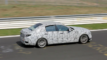 Next-generation Mercedes C-class spied