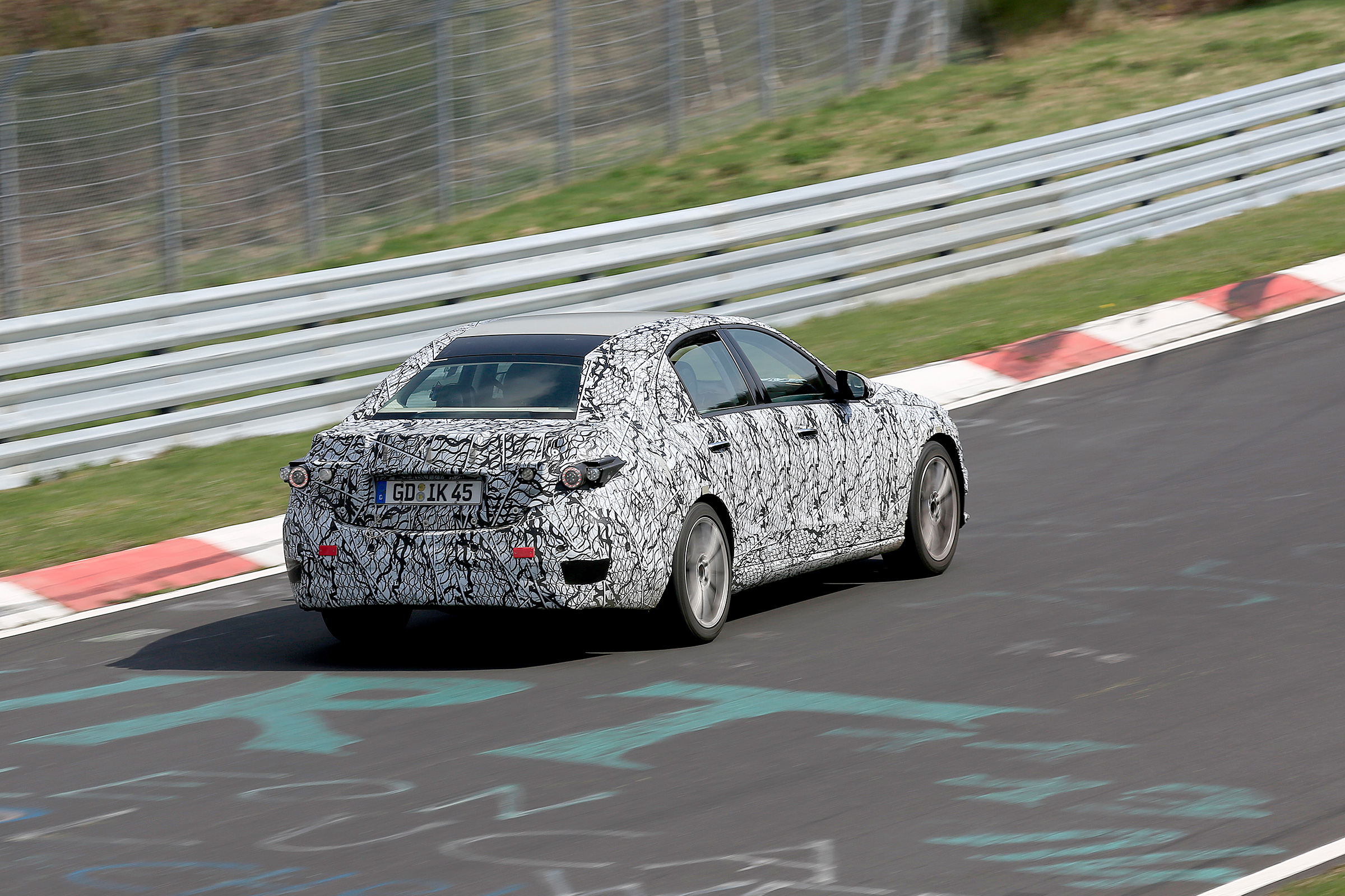 Next-generation Mercedes C-class spied