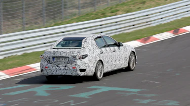 Next-generation Mercedes C-class spied