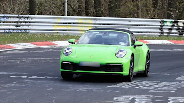 Porsche 911 Targa spy - front