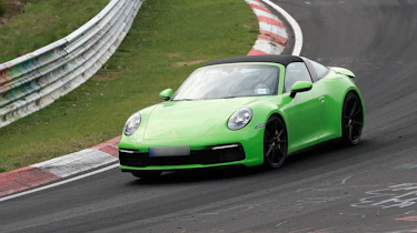 Porsche 911 Targa spy - quarter