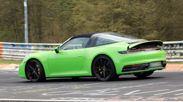 Porsche 911 Targa spy - side